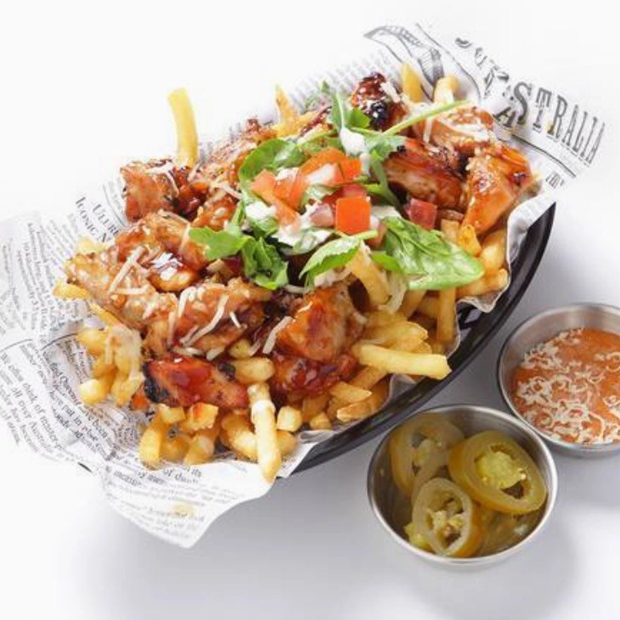 Kalbi Chicken Loaded Fries